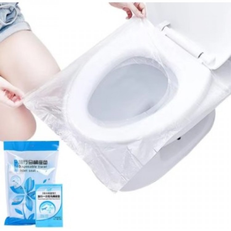 Hygienic Single-Use Toilet Seat Cover Bag, 50 Pieces Hygienic Single-Use Toilet Seat Cover Bag, 50 Pieces