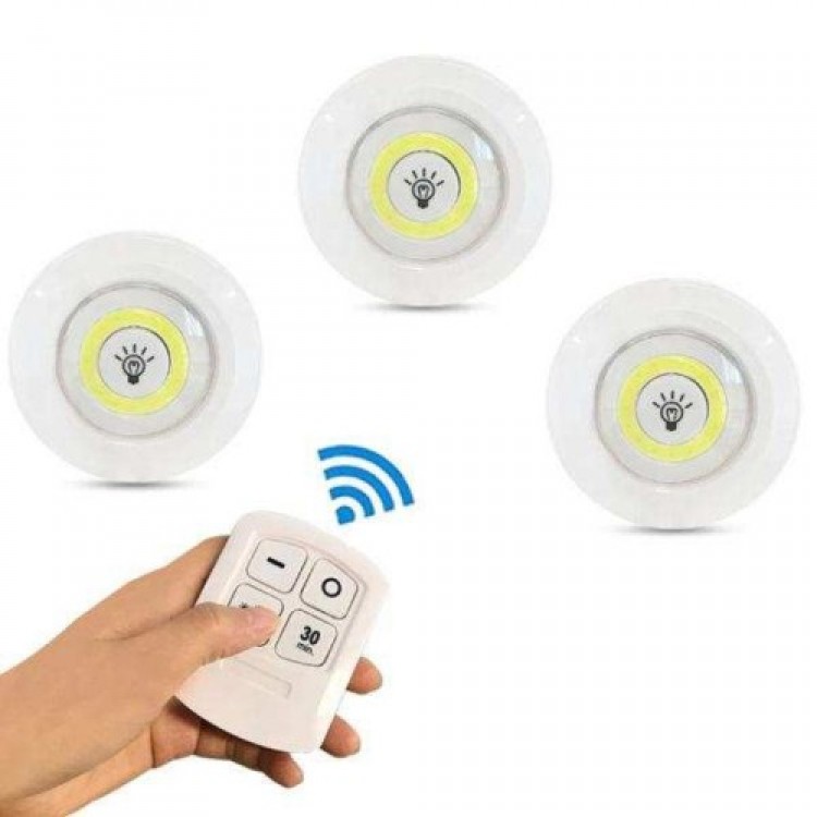 Remote-Controlled Lamp Set, 3 Pieces Remote-Controlled Lamp Set, 3 Pieces