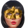 Gold Color Extra Shiny Prom Mask