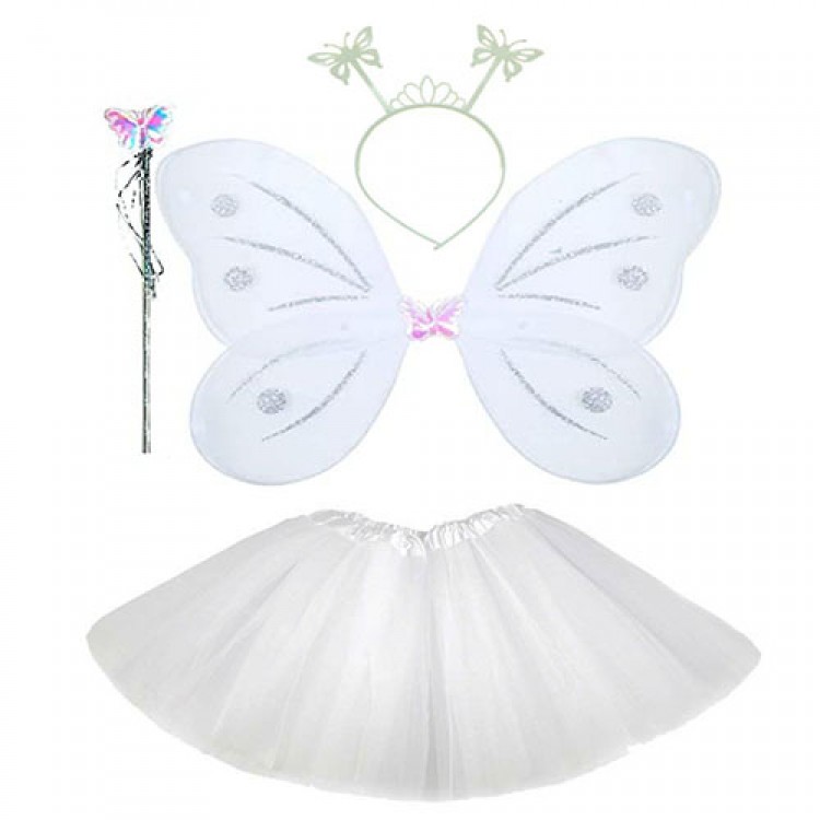White Butterfly Costume Set