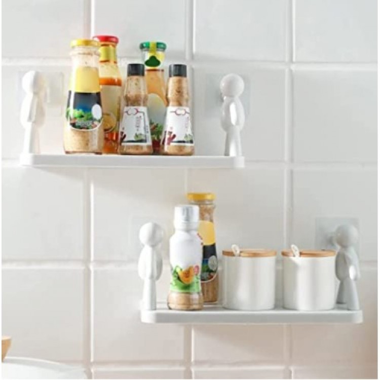 Human-Shaped Adhesive Multi-Purpose Wall Shelf Human-Shaped Adhesive Multi-Purpose Wall Shelf