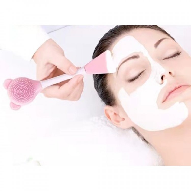 Silicone Face Cleansing Brush and Mask Application Spatula Silicone Face Cleansing Brush and Mask Application Spatula