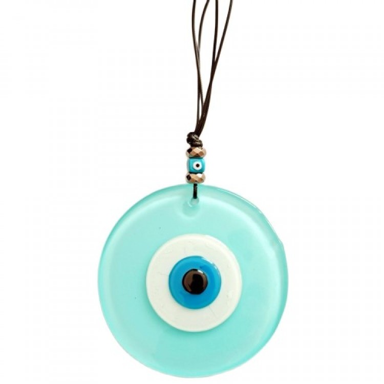 Turquoise Color Evil Eye Beaded Handmade Wall Decoration Gift Item