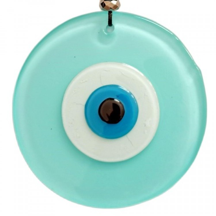Turquoise Color Evil Eye Beaded Handmade Wall Decoration Gift Item