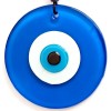Leather-Stringed Evil Eye Bead Design Marvel Blue Wall Decoration