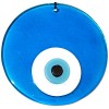 Blue Color 16 Centimeter Handmade Glass Evil Eye Bead Wall Decoration