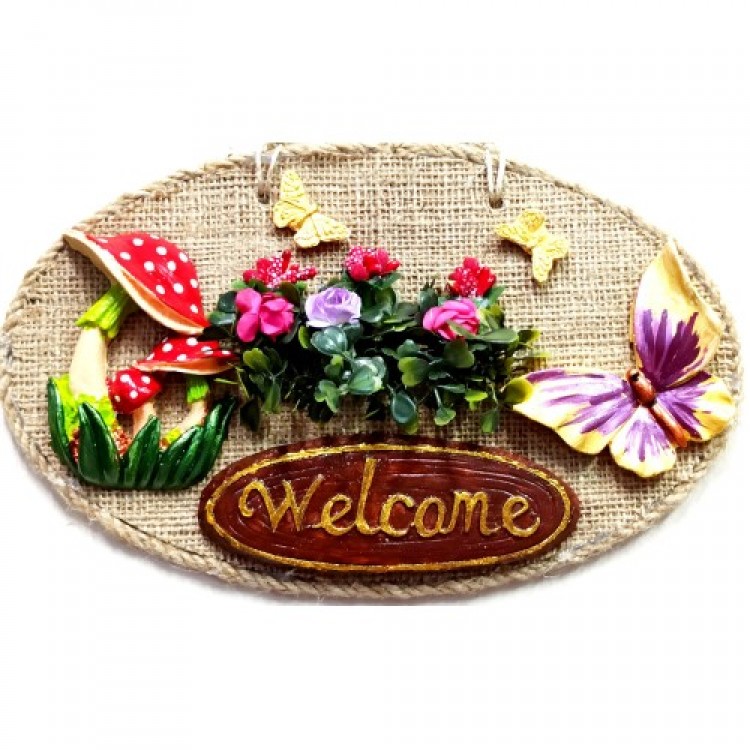 Life Garden Welcome Sign Door and Wall Decoration