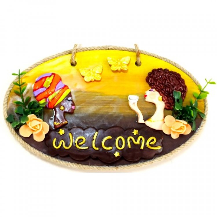 Handmade Welcome Door Decoration by Keyifli Kadınlar