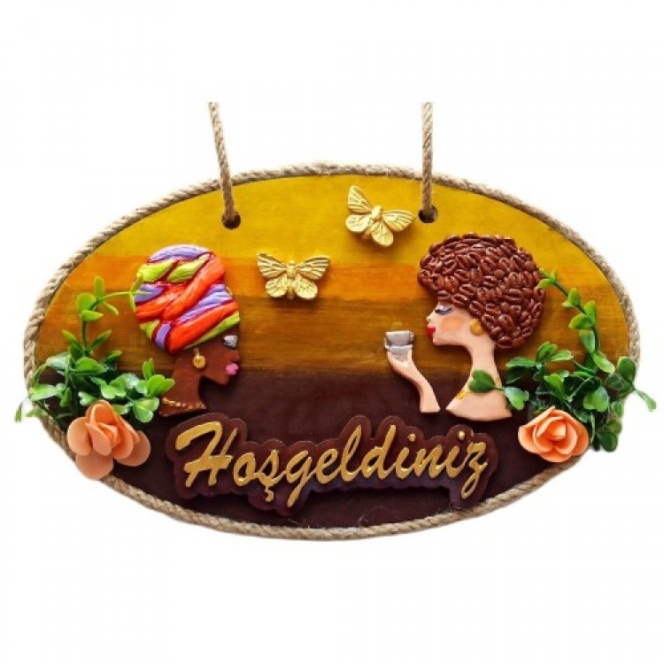 Welcome Handmade Door Decoration by Keyifli Kadınlar