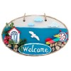 Handmade Door Decoration with "Welcome" Written on it