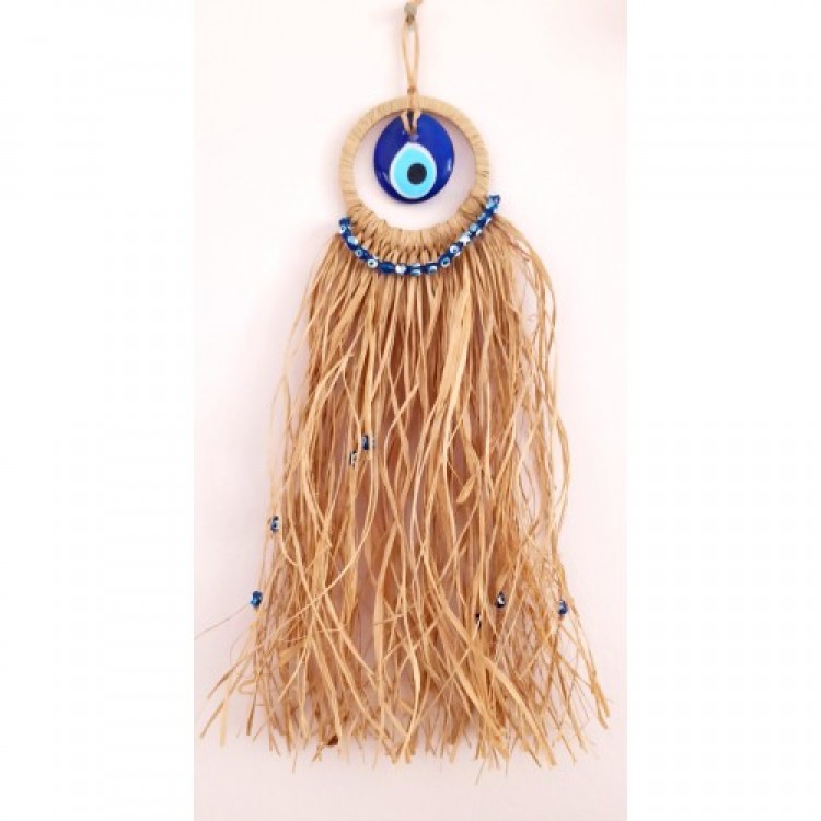 Glass Nazar Beaded Mini Wall Decoration Glass Nazar Beaded Mini Wall Decoration