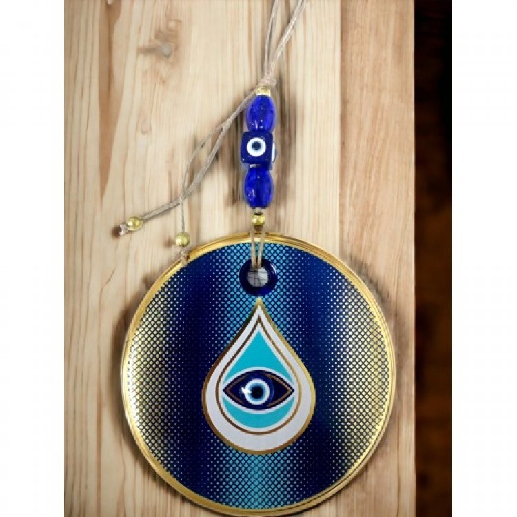 Polka Dot Pattern Nazar Beaded Wall Decoration Eye Wall Decoration