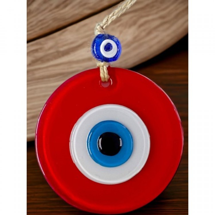 Mini Red Evil Eye Bead Wall Decoration 10 cm Glass Wall Decoration Mini Red Evil Eye Bead Wall Decoration 10 cm Glass Wall Decoration
