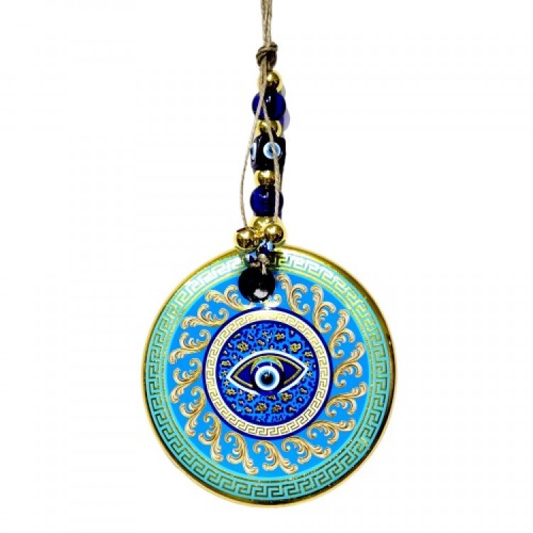 Gilded Turquoise Wall Decoration Glass Wall Decor