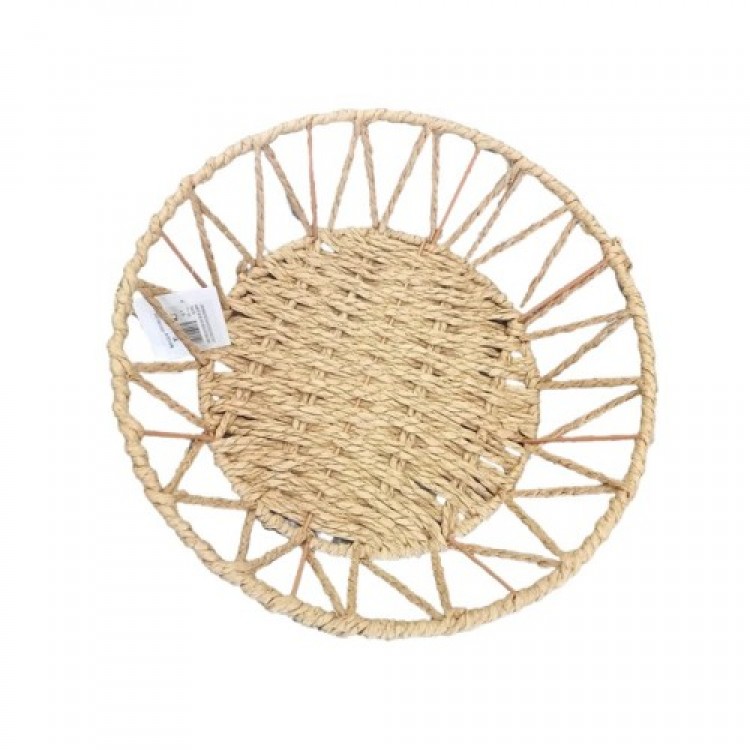 Natural Knitted Round Basket Natural Knitted Round Basket