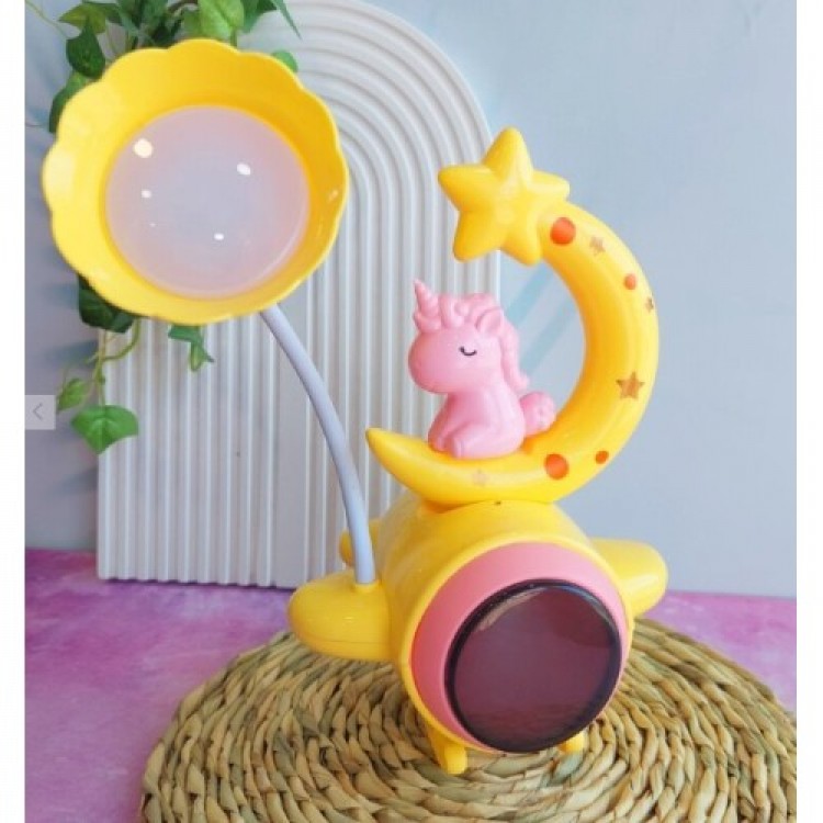 Children's Room Moon and Unicorn Pattern Night Light