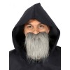 Gray-Tinted Pirate Beard Gray-Colored Fake Beard