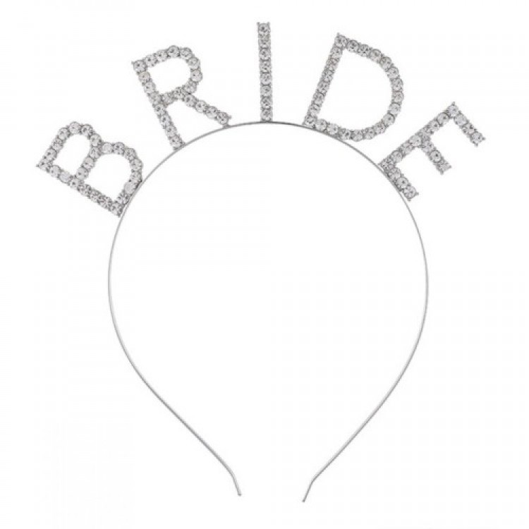 Crystal Stone Silver Bride Tiara for Saying Goodbye to Singlehood