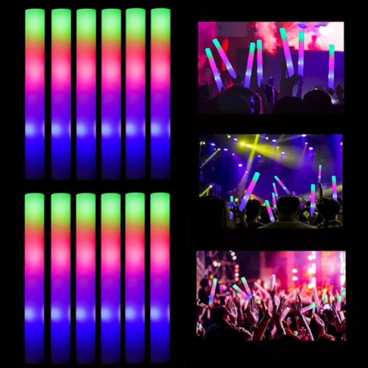 LED Lighted Colorful Sponge Party Stick