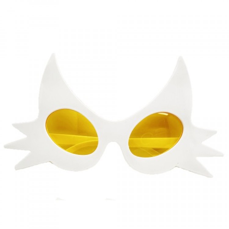 White Mustache Design Cat Party Glasses White Mustache Design Cat Party Glasses