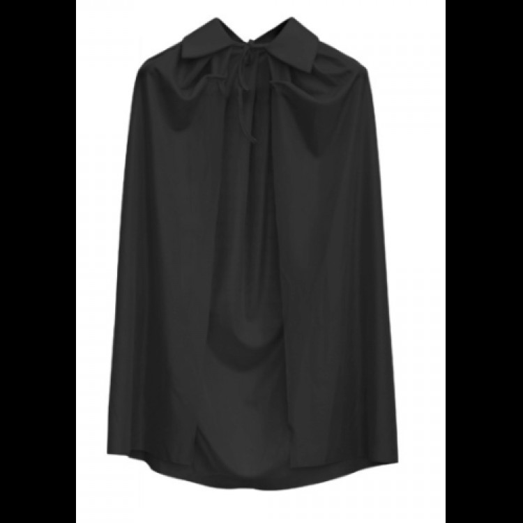Black Collared Children's Cape