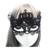 Black Lace Embroidered Ball Mask No. 9