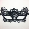 Black Lace Embroidered Ball Mask No. 9