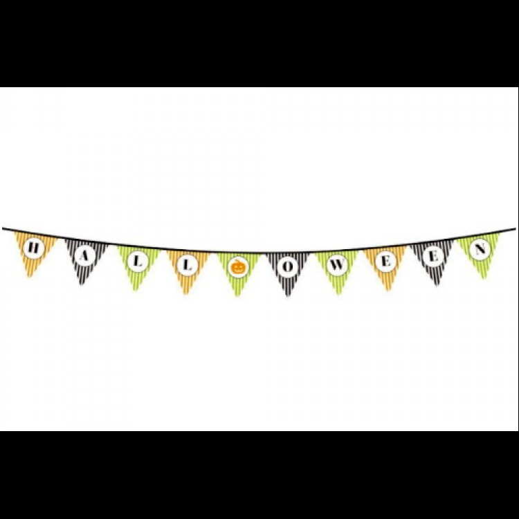 Halloween Pumpkin Banner Decoration