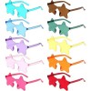 Star Shaped Frameless Party Glasses 6 Colors 6 Pieces