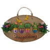 The Magic of Flowers Welcome Sign Door Decoration