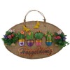 The Magic of Flowers Welcome Sign Door Decoration