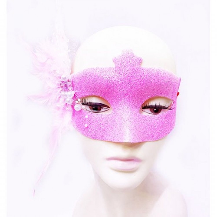 Glitter Embroidered Ball Mask Glitter Embroidered Ball Mask