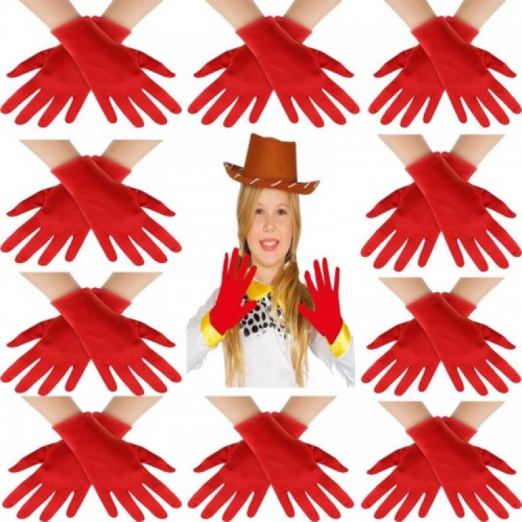 Red Banded Glove Set 10 pairs (20 pieces)