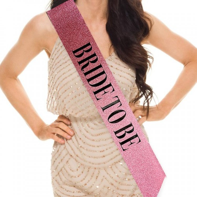 Pink Bride To Be Sash Belt Pink Bride To Be Sash Belt