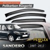 Dacia Sandero 2007-2013 Wind Deflector V2 Flat