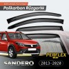 Dacia Sandero 2013-2020 Wind Deflector V2 Flat