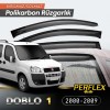 Fiat Doblo 1 2000-2009 Wind Deflector V2 Flat