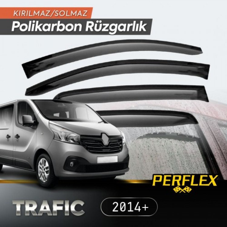 Renault Trafic 2014+ Wind Deflector V2 Flat Renault Trafic 2014+ Wind Deflector V2 Flat