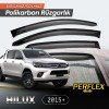 Toyota Hilux 2015+ Wind Deflector V2 Flat