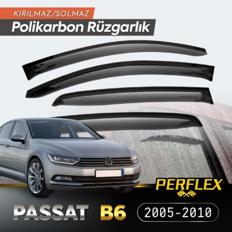 VW Passat B6 2005-2010 Wind Deflector V2 Flat VW Passat B6 2005-2010 Wind Deflector V2 Flat