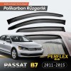 VW Passat B7 2011-2015 Wind Deflector V2 Flat