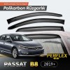 VW Passat B8 2019+ Wind Deflector V2 Flat