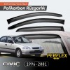 Honda Civic 1996-2001 Wind Deflector V2 Mugen