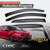 Honda Civic 2016+ Window Deflector V2 Mugen