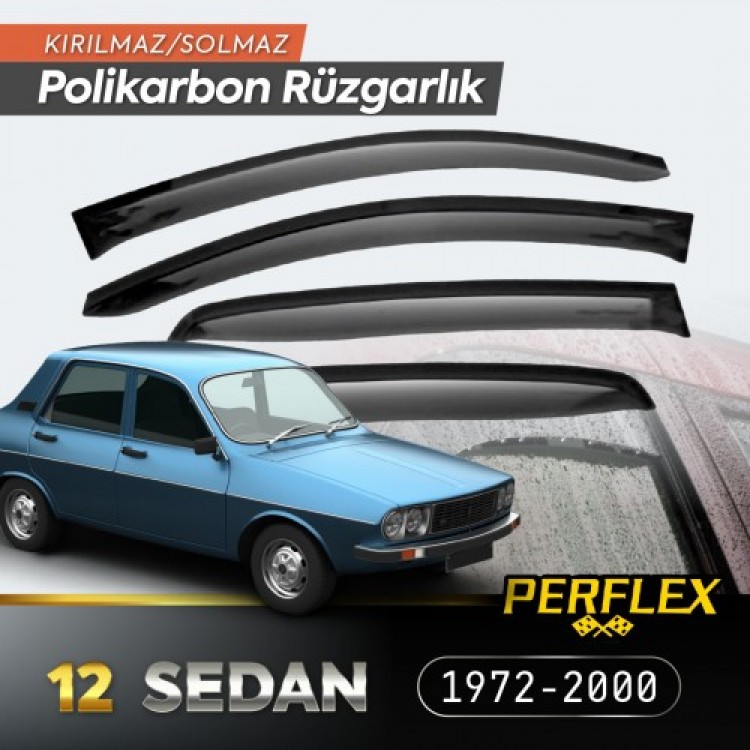 Renault 12 Sedan 1972-2000 Wind Deflector V2 Mugen Renault 12 Sedan 1972-2000 Wind Deflector V2 Mugen