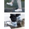 Silicone Shoe Cover Non-Slip Water Dirt Proof M Size White