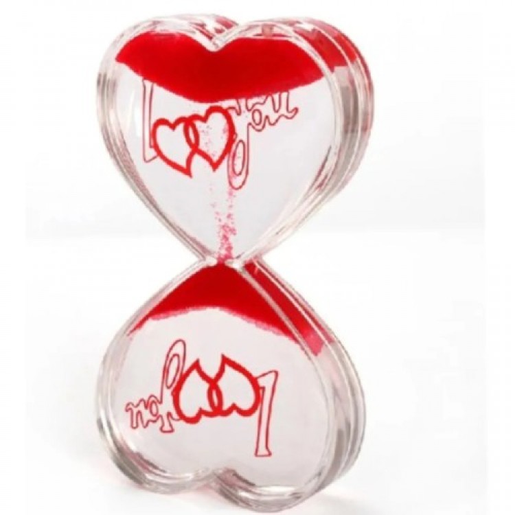 Heart-Shaped Gel Hourglass