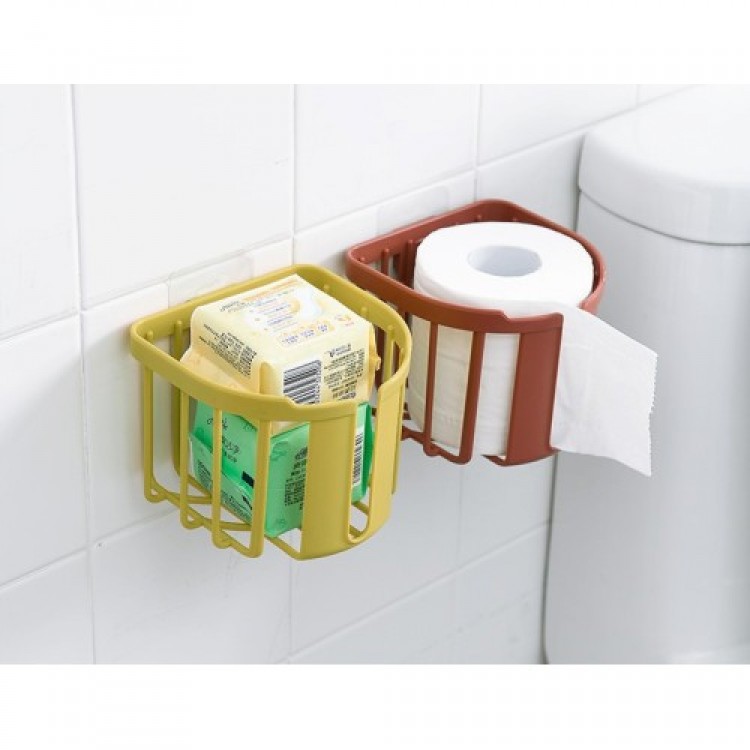 Adhesive Multifunctional Bathroom Organizer WHITE Adhesive Multifunctional Bathroom Organizer WHITE
