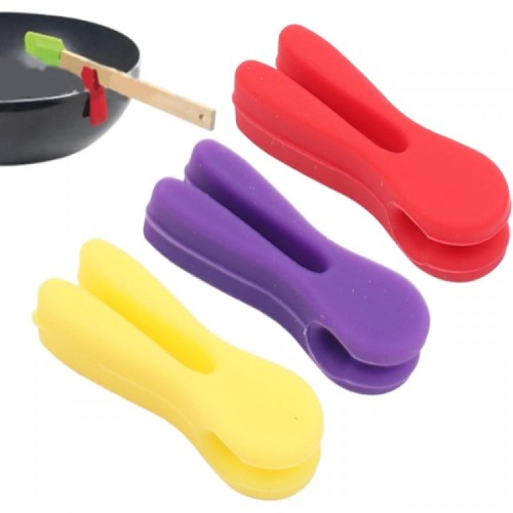 Silicone Pan Spoon Holder 3-Pack Silicone Pan Spoon Holder 3-Pack