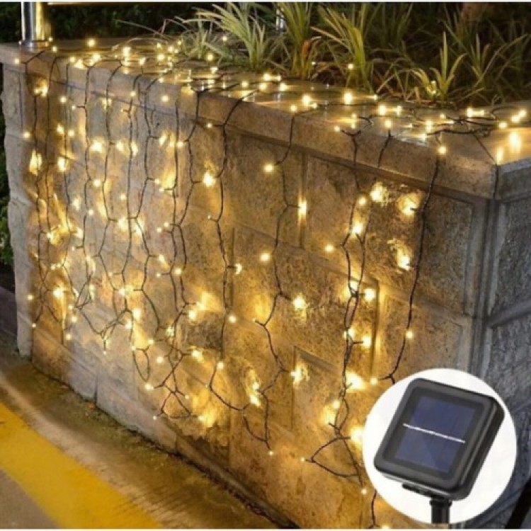 Solar 100 LED 12-Meter Garden Lighting